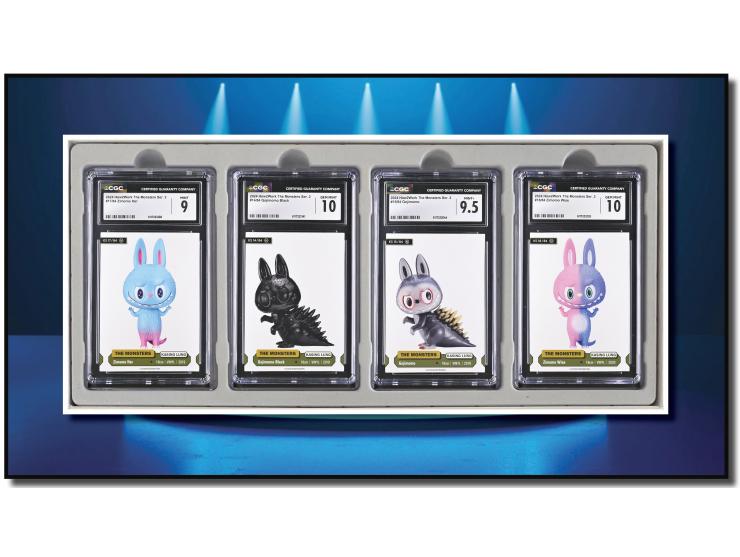 This curated set of four cards is a magnificent visual feast, celebrating the “Monsters &amp; Elves” epic created by Kasing L